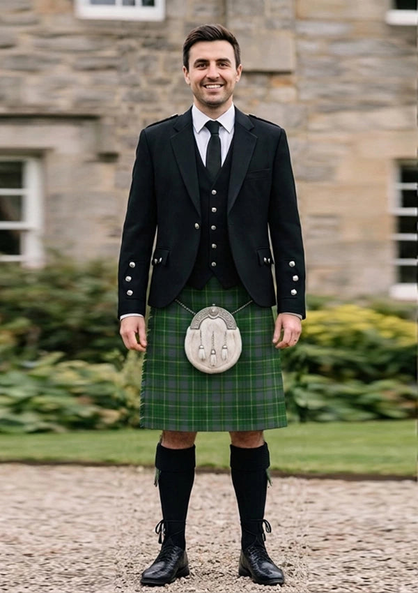 Traditional_Taylor_tartan_809_Kilt_and_Argyle_Jacket_Kilt_Outfit_front_image