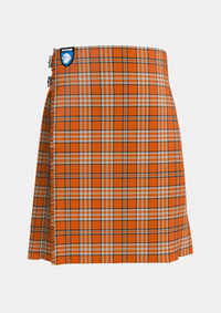 Traditional_Tennessee_Volunteer_Tartan_kilt_front_image_with_pleated_design_and_adjustable_buckles_for_men