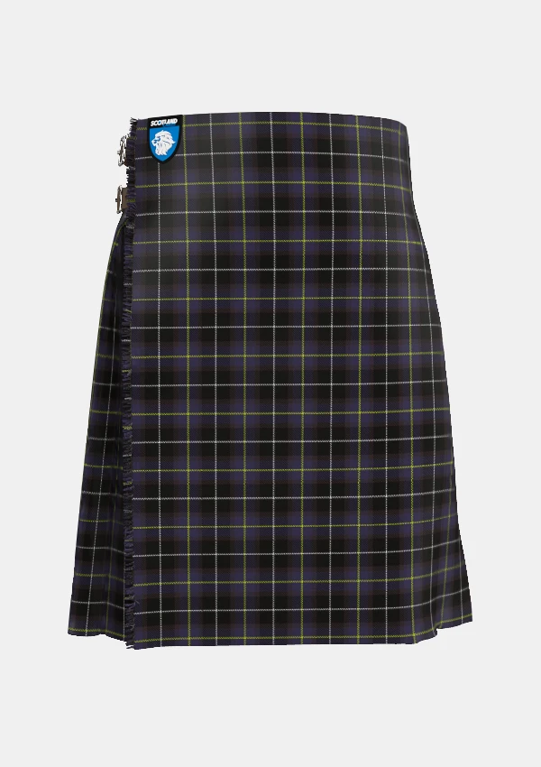 Traditional_Teylu_Coleman_Tartan_kilt_10792_front_image_with_pleated_design_and_adjustable_buckles_for_men