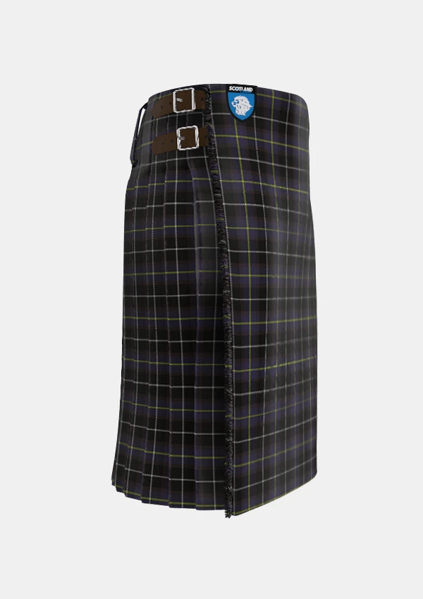 Traditional_Teylu_Coleman_Tartan_kilt_10792_right_image_with_pleated_design_and_adjustable_buckles_for_men
