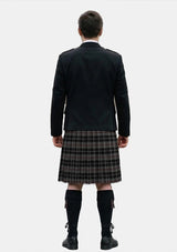 Traditional_Thompson_Grey_Tartan_3597_Kilt_and_Argyle_Jacket_Kilt_Outfits_back_image