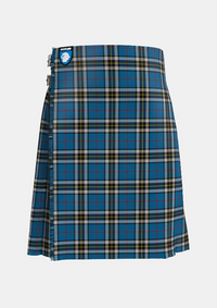 Traditional_Thomson_Dress_Blue_Tartan_kilt_5130_front_image_with_pleated_design_and_adjustable_buckles_for_men