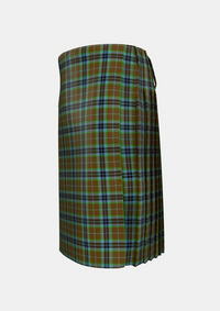 Traditional_Thomson_Personal_Tartan_231_kilt_left_image_with_pleated_design_and_adjustable_buckles_for_men
