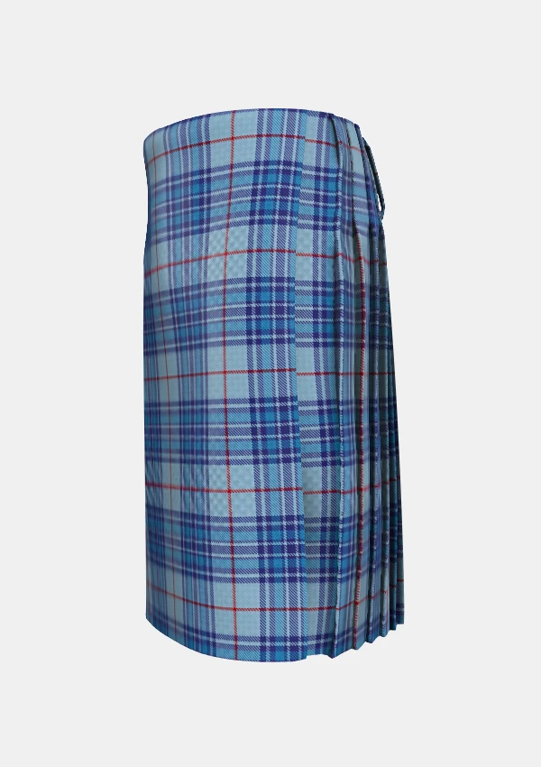 Traditional_Thorburn_Tartan_kilt_left_image_with_pleated_design_and_adjustable_buckles_for_men