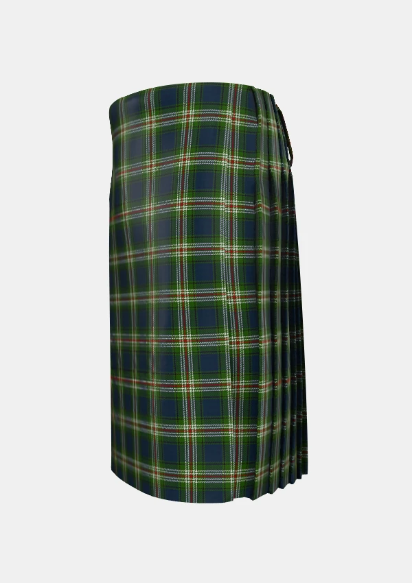 Traditional_Todd_Tartan_kilt_5107_left_image_with_pleated_design_and_adjustable_buckles_for_men