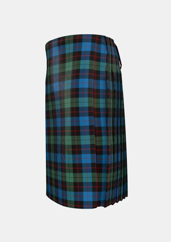Traditional_Traditional_Guthrie_tartan_1085_left_image_with_pleated_design_and_adjustable_buckles_for_men