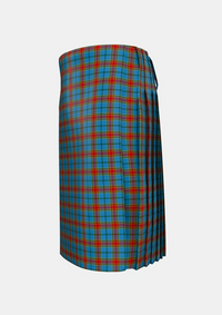 Traditional_Traill_Personal_Tartan_3093_kilt_left_image_with_pleated_design_and_adjustable_buckles_for_men