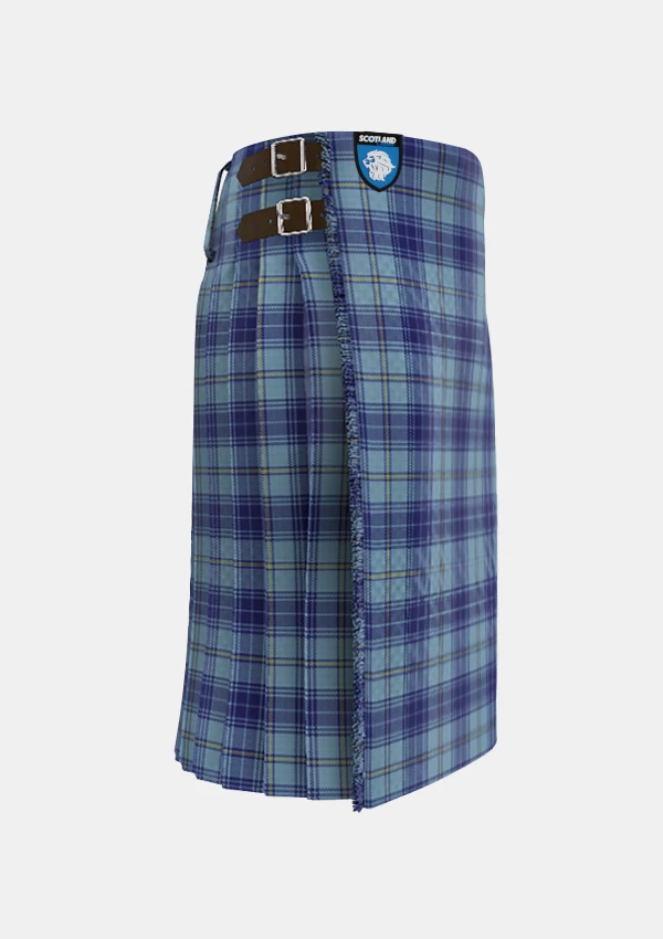 Traditional_Traynor_Tartan_kilt_6608_right_image_with_pleated_design_and_adjustable_buckles_for_men