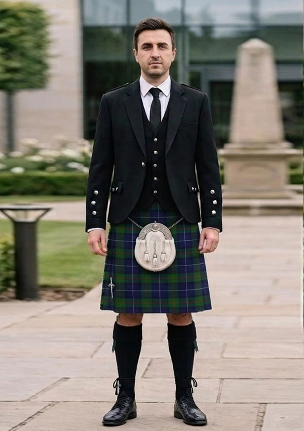 Traditional_Tulloch_Tartan_12015_Kilt_and_Argyle_Jacket_Kilt_Outfit_front_image