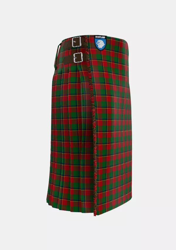 Traditional_Turnbull_Dress_Tartan_1035_kilt_right_image_with_pleated_design_and_adjustable_buckles_for_men