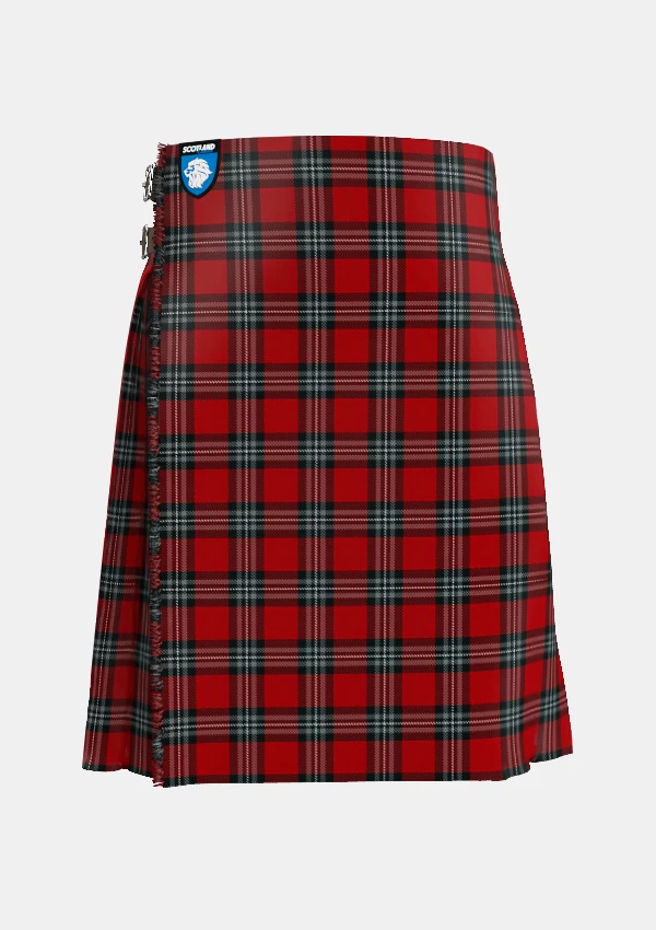 Traditional_Turner_tartan_6285_kilt_front_image_with_pleated_design_and_adjustable_buckles_for_men