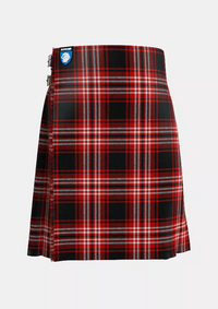 Traditional_Tweedside_Red_Tartan_kilt_front_image_with_pleated_design_and_adjustable_buckles_for_men