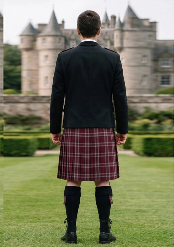 Traditional_Tynecastle_Park_tartan_11960_Kilt_and_Argyle_Jacket_Kilt_Outfit_back_image