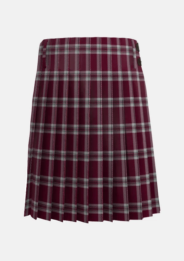 Traditional_Tynecastle_Park_tartan_back_image_with_pleated_design_and_adjustable_buckles_for_men
