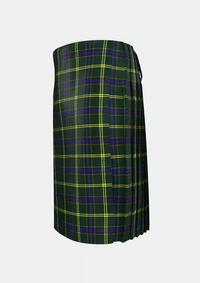 Traditional_US_Army_Tartan_kilt_left_image_with_pleated_design_and_adjustable_buckles_for_men