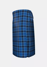 Traditional_US_Navy_Tartan_kilt_left_image_with_pleated_design_and_adjustable_buckles_for_men