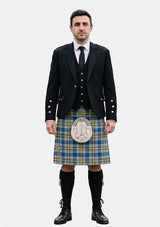 Traditional_Ukraine_Forever_Tartan_13468_Kilt_and_Argyle_Jacket_Kilt_Outfits_front_image