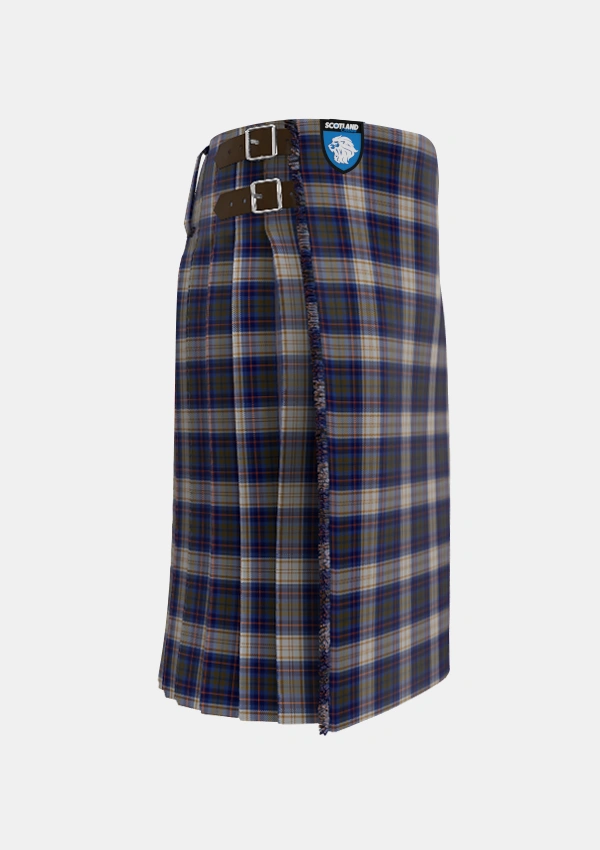 Traditional_Unidentified_Gordon_variant_Tartan_1730_kilt_right_image_with_pleated_design_and_adjustable_buckles_for_men
