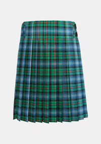 Traditional_Urquhart_Ancient_Tartan_kilt_back_image_with_pleated_design_and_adjustable_buckles_for_men