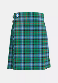 Traditional_Urquhart_Ancient_Tartan_kilt_front_image_with_pleated_design_and_adjustable_buckles_for_men