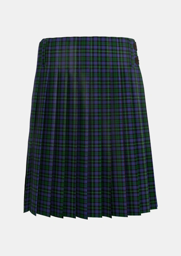 Traditional_Urquhart_Brydone_Tartan_806_kilt_back_image_with_pleated_design_and_adjustable_buckles_for_men