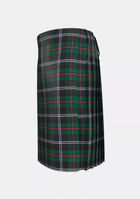Traditional_Urquhart_Modern_Tartan_kilt_left_image_with_pleated_design_and_adjustable_buckles_for_men