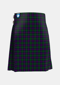 Traditional_Urquhart_tartan_front_image_with_pleated_design_and_adjustable_buckles_for_men