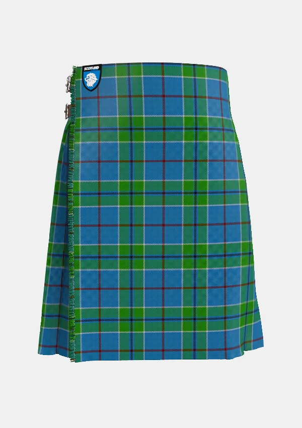 Traditional_Vance_Tartan_kilt_front_image_with_pleated_design_and_adjustable_buckles_for_men