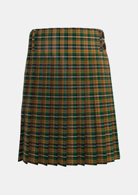 Traditional_Vaughan_Tartan_kilt_6168_back_image_with_pleated_design_and_adjustable_buckles_for_men