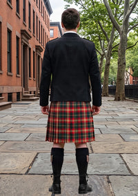 Traditional_Vegan_Tartan_12519_Kilt_and_Argyle_Jacket_Kilt_Outfit_back_image