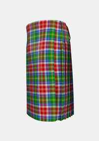 Traditional_Veitch_Tartan_kilt_left_image_with_pleated_design_and_adjustable_buckles_for_men