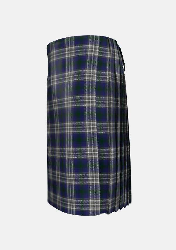 Traditional_Viking_Heritage_Tartan_kilt_left_image_with_pleated_design_and_adjustable_buckles_for_men