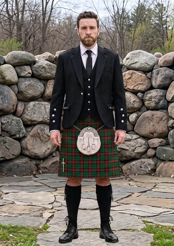 Traditional_Walker_James_Tartan_999_Kilt_and_Argyle_Jacket_Kilt_Outfit_front_image