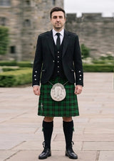 Traditional_Wallace_Hunting_Tartan_1101_Kilt_and_Argyle_Jacket_Kilt_Outfit_front_image