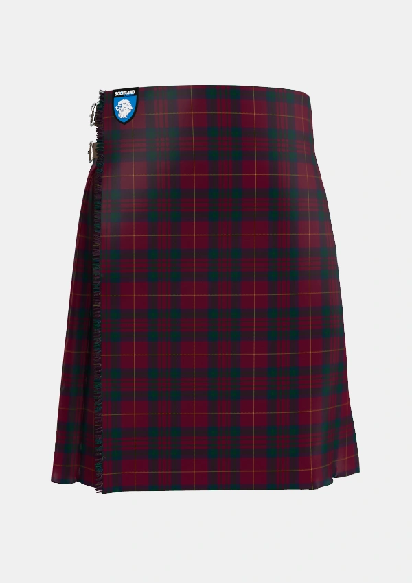 Traditional_Wanstall_Tartan_6099_kilt_front_image_with_pleated_design_and_adjustable_buckles_for_men