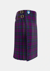Traditional_Wardlaw_Tartan_6600_kilt_right_image_with_pleated_design_and_adjustable_buckles_for_men