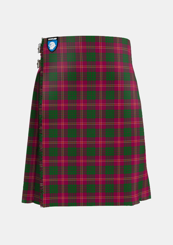 Traditional_Wasko_Personal_Tartan_3908_kilt_front_image_with_pleated_design_and_adjustable_buckles_for_men