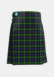 Traditional_Watson_2_Tartan_307_kilt_front_image_with_pleated_design_and_adjustable_buckles_for_men