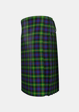 Traditional_Watson_2_Tartan_307_kilt_left_image_with_pleated_design_and_adjustable_buckles_for_men