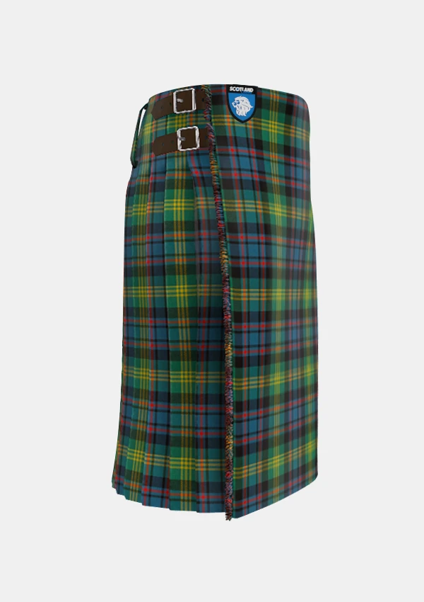Traditional_Watson_tartan_right_image_with_pleated_design_and_adjustable_buckles_for_men