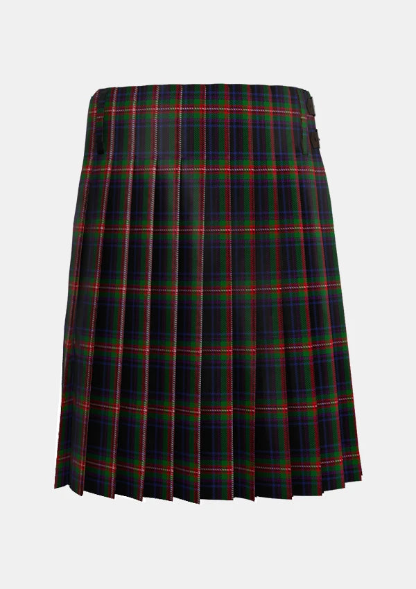 Traditional_Watt_Tartan_kilt_4210_back_image_with_pleated_design_and_adjustable_buckles_for_men