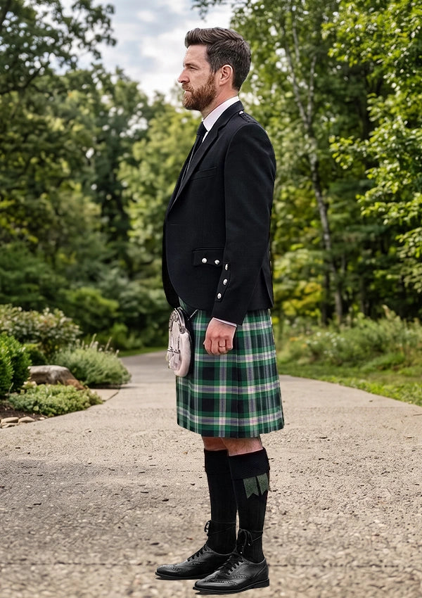 Traditional_Wells_Ancient_Tartan_Kilt_and_Argyle_Jacket_Kilt_Outfit_left_image