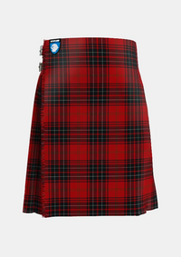 Traditional_Wemyss_Tartan_kilt_1512_front_image_with_pleated_design_and_adjustable_buckles_for_men
