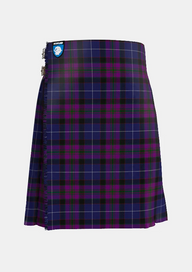 Traditional_Western_Isles_tartan_7463_front_image_with_pleated_design_and_adjustable_buckles_for_men