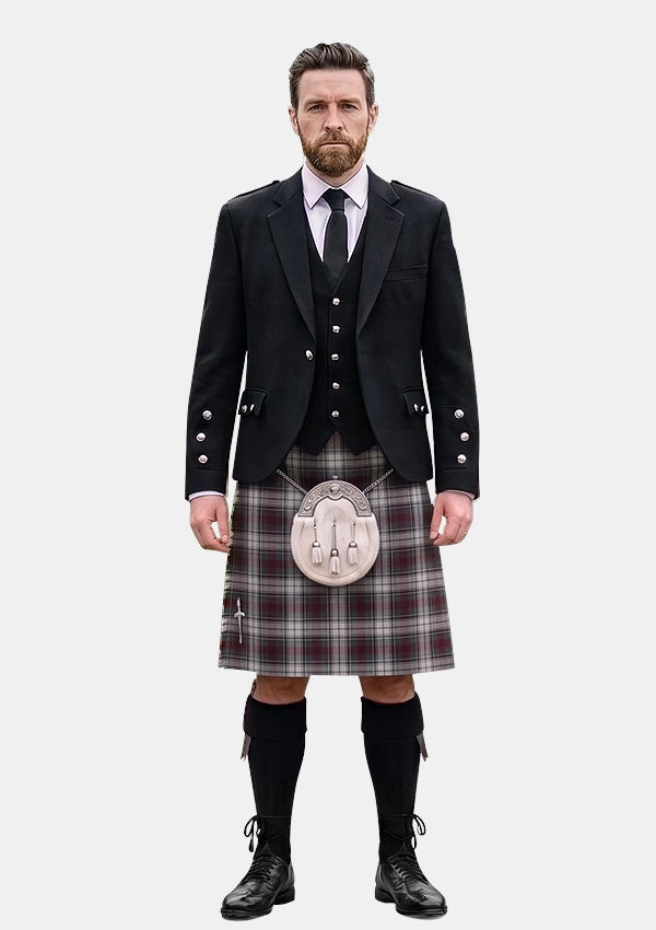Traditional_Whitehead_E_Tartan_14406_Kilt_and_Argyle_Jacket_Kilt_Outfits_front_image