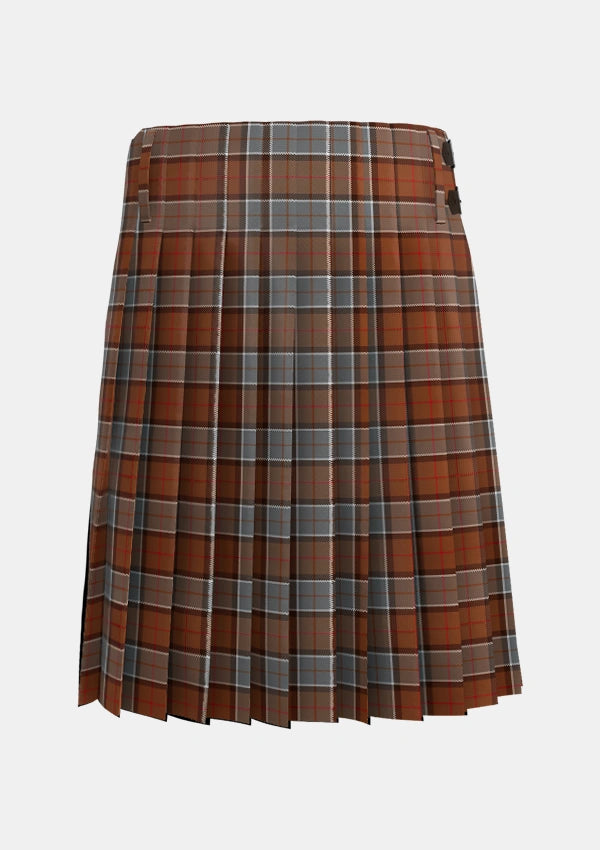 Traditional_Whiteside_Tartan_12720_kilt_back_image_with_pleated_design_and_adjustable_buckles_for_men
