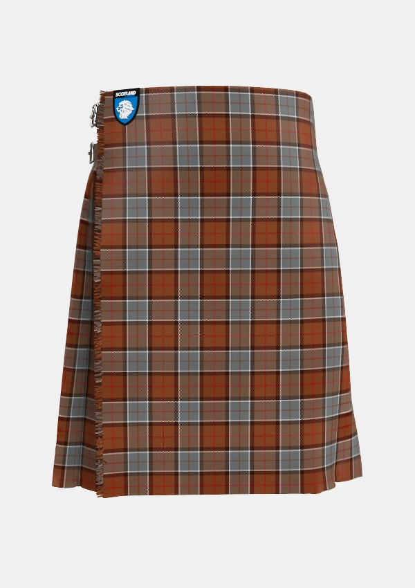 Traditional_Whiteside_Tartan_12720_kilt_front_image_with_pleated_design_and_adjustable_buckles_for_men