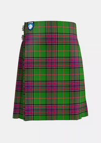 Traditional_Whyte_John_Family_Tartan_14359_kilt_front_image_with_pleated_design_and_adjustable_buckles_for_men