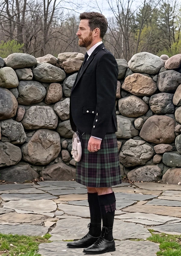 Traditional_Williamson_Tartan_4077_Kilt_and_Argyle_Jacket_Kilt_Outfit_left_image