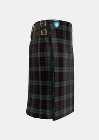 Traditional_Williamson_Tartan_kilt_4077_right_image_with_pleated_design_and_adjustable_buckles_for_men